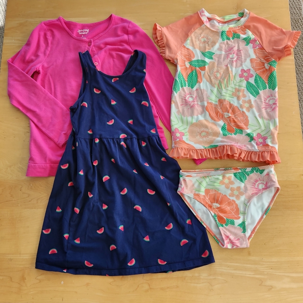 Girls summer lot size 8